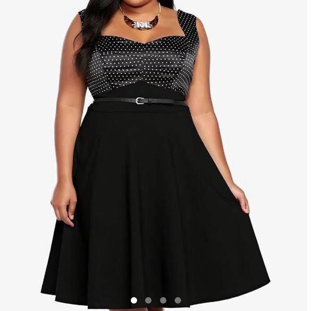 Torrid Polkadot pinup dress